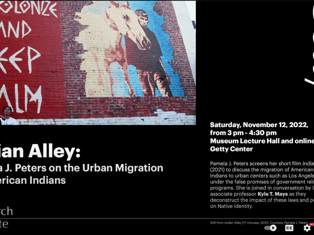 Speaking at the J. Paul Getty